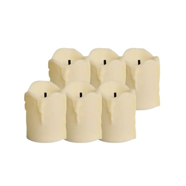 Bougie LED Ambiance Chaleureuse, Bougie LED Blanche