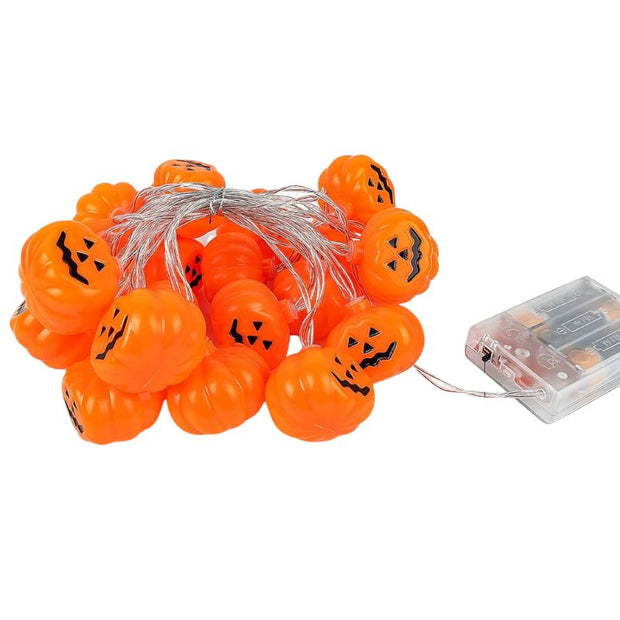 Citrouilles Halloween Guirlande Lumineuse LED Effrayantes
