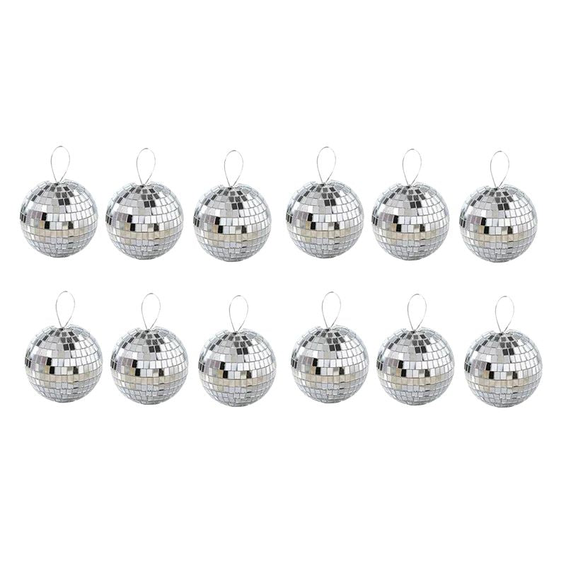 Décoration Festive Boules Disco Miroir Lot de 32 Pièces, décorations de fête