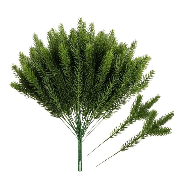 Décoration de Noël Branches de Pin Artificielles, décoration de Noël branche