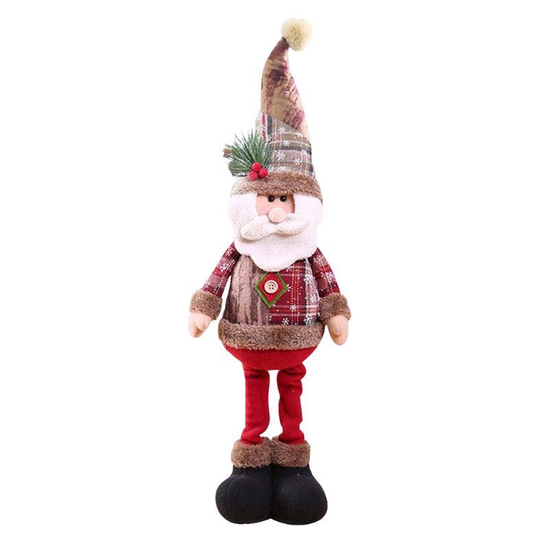 Décoration de Noël Poupée Père Noël Chic, décoration de Noël amusante