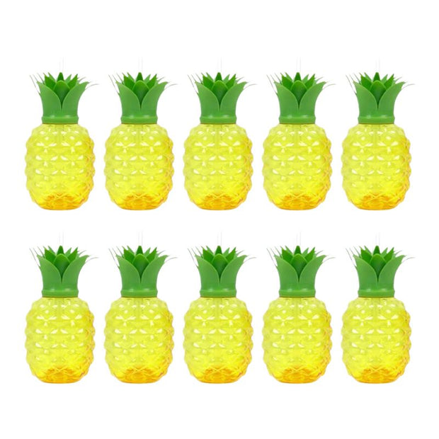 Décorations Été Gobelets Ananas 10 Pièces