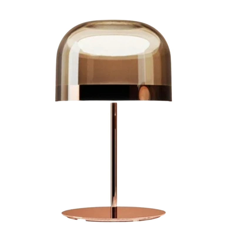 Lampe Champignon En Verre Contemporaine