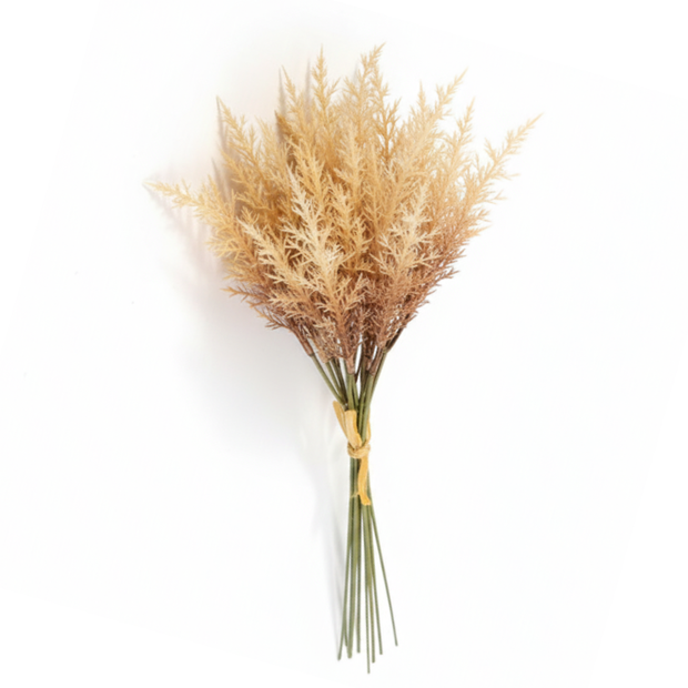 Fleur Artificielle Beige Avec Tiges Séchées Pour Décor Rustique