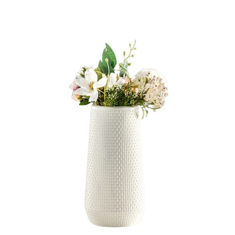 Vase Ceramique Texturé pour Fleurs