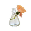 Vase en Verre Transparent en Forme d'Ange