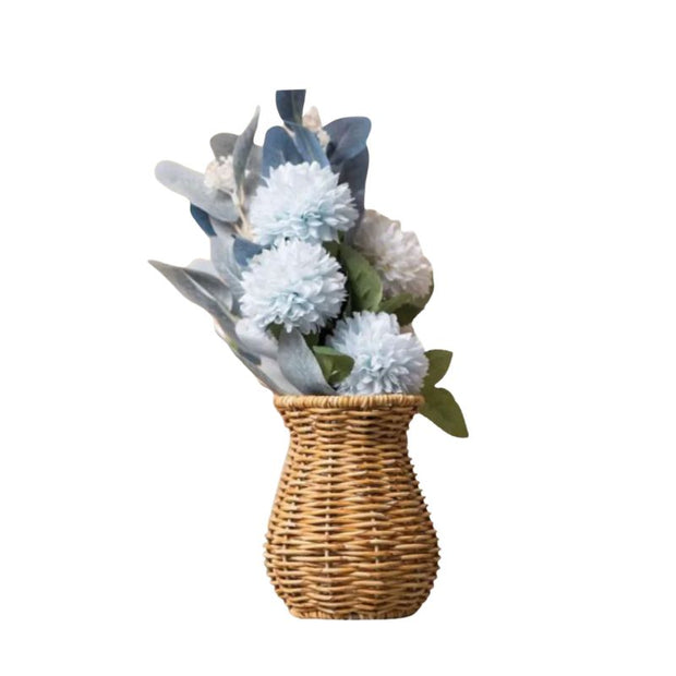 Vase en Osier Tissé pour Fleur