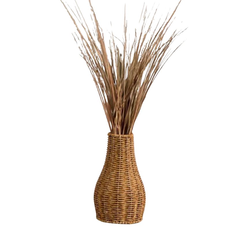 Vase en Osier Tissé à la Main