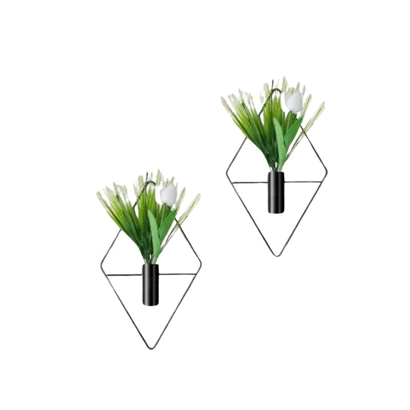 Vase Moderne Murale en Acier Inoxydable