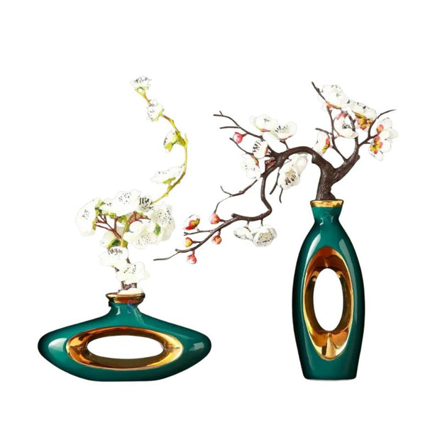 Vase Chinois Moderne en Céramique et Porcelaine