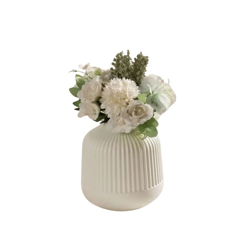 Vase Maison à Bourgeons en Céramique