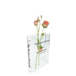 Vase Maison en Acrylique Transparent en Forme de Livre