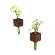Vase Maison à Fleurs Magnétique en Bois
