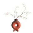 Vase en Terre Cuite Minimaliste Style Creux