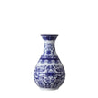 Vase Chinois Bleu et Blanc en Céramique Traditionnelle