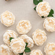 Fleur Artificielle Beige Avec Pivoines