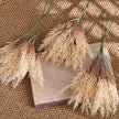 Fleur Artificielle Beige Avec Tiges Séchées Pour Décor Rustique