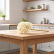 Fleur Artificielle Beige En Tissu Avec Rendu Naturel Et Élégant