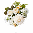 Fleur Artificielle Blanc Bouquet Champêtre Chic