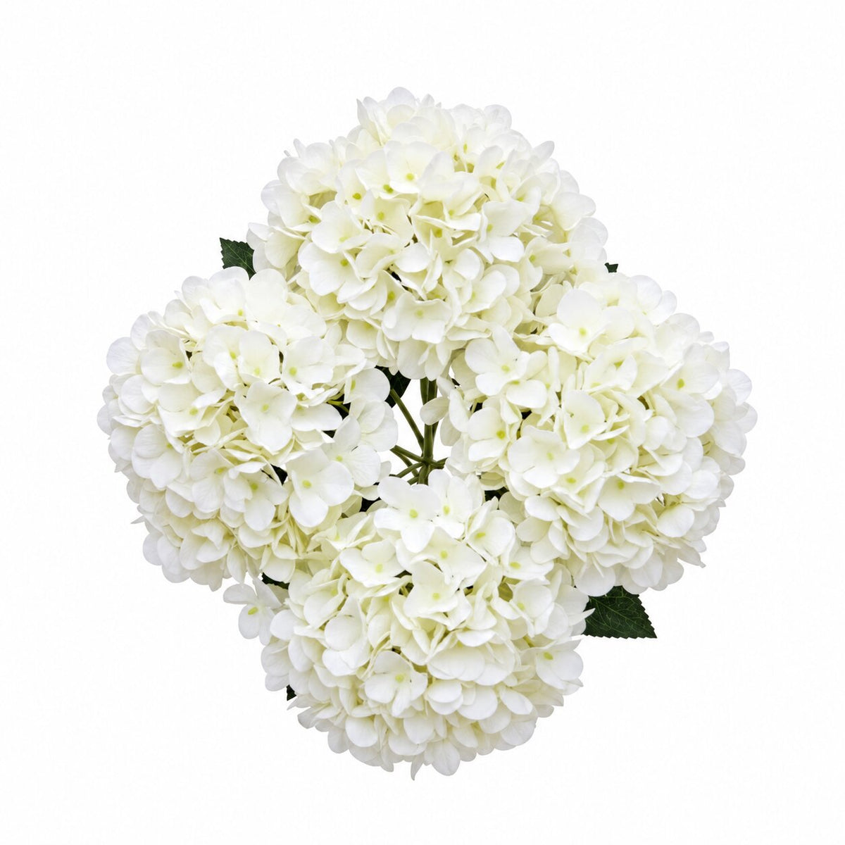 Fleur Artificielle Blanc Bouquet Hortensia