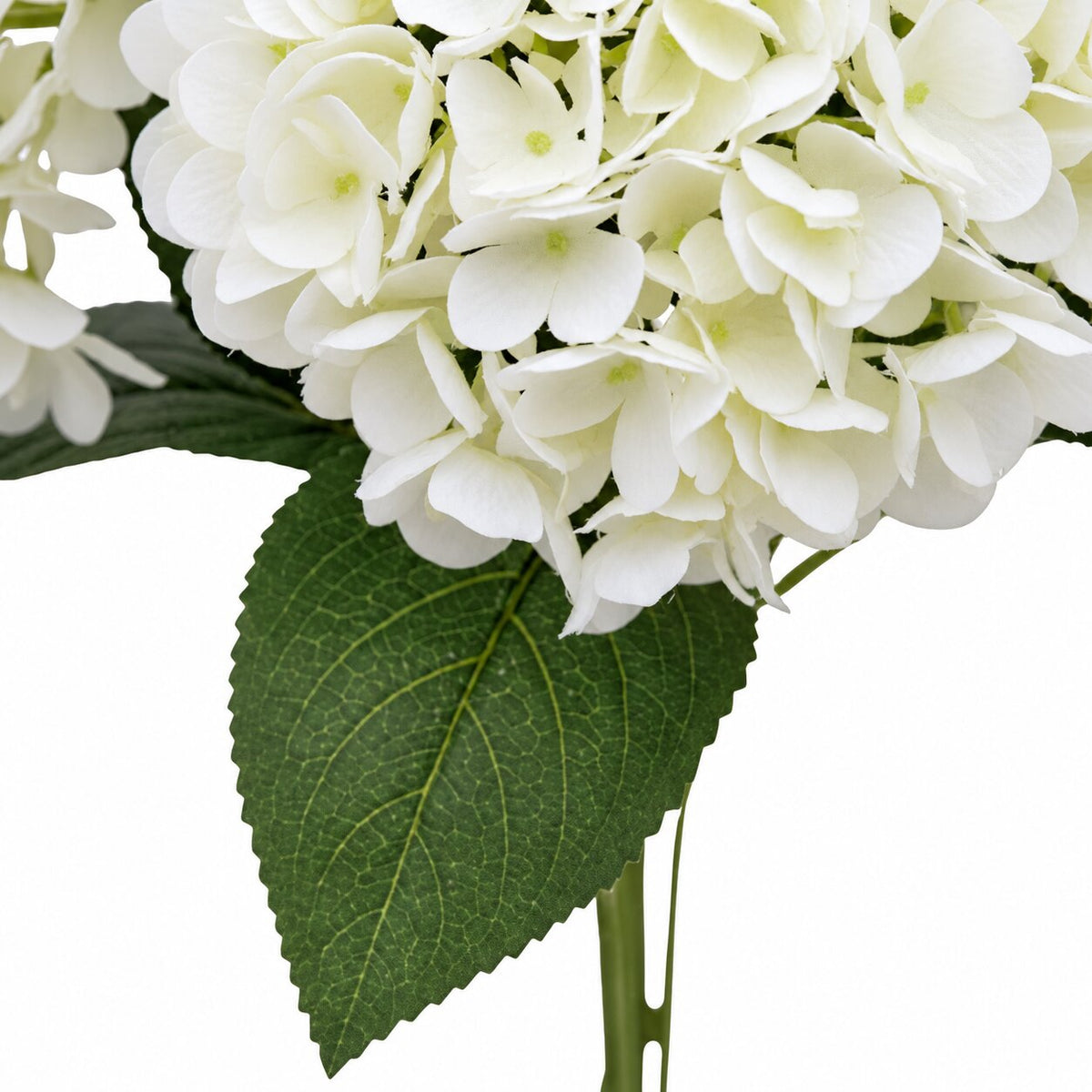 Fleur Artificielle Blanc Bouquet Hortensia