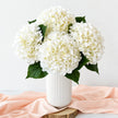 Fleur Artificielle Blanc Bouquet Hortensia Dense