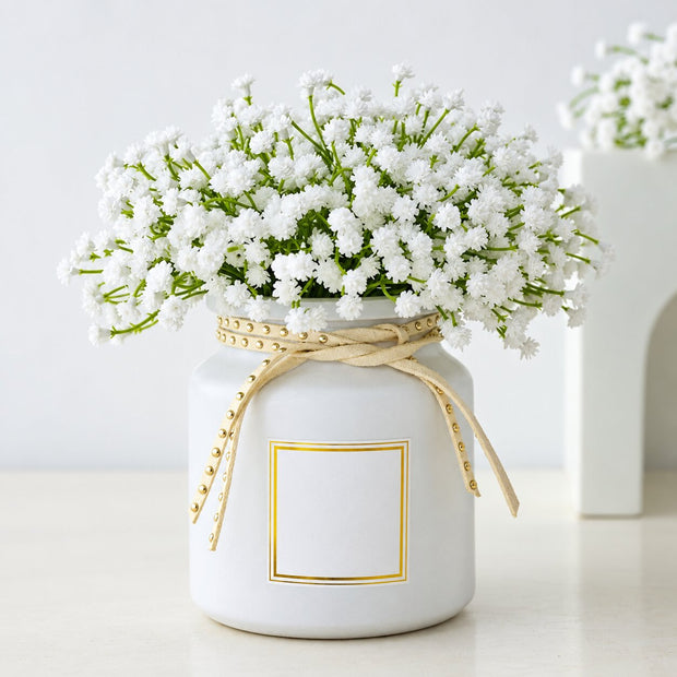 Fleur Artificielle Blanc Gypsophile Délicat