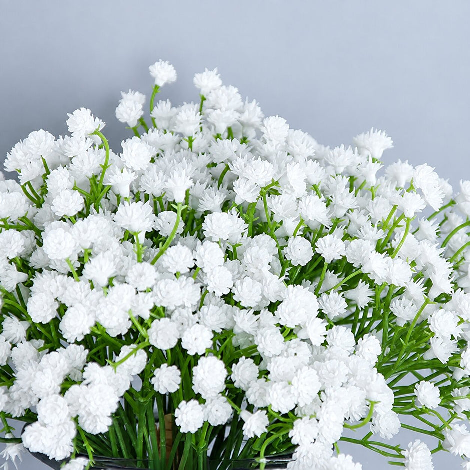Fleur Artificielle Blanc Gypsophile Délicat