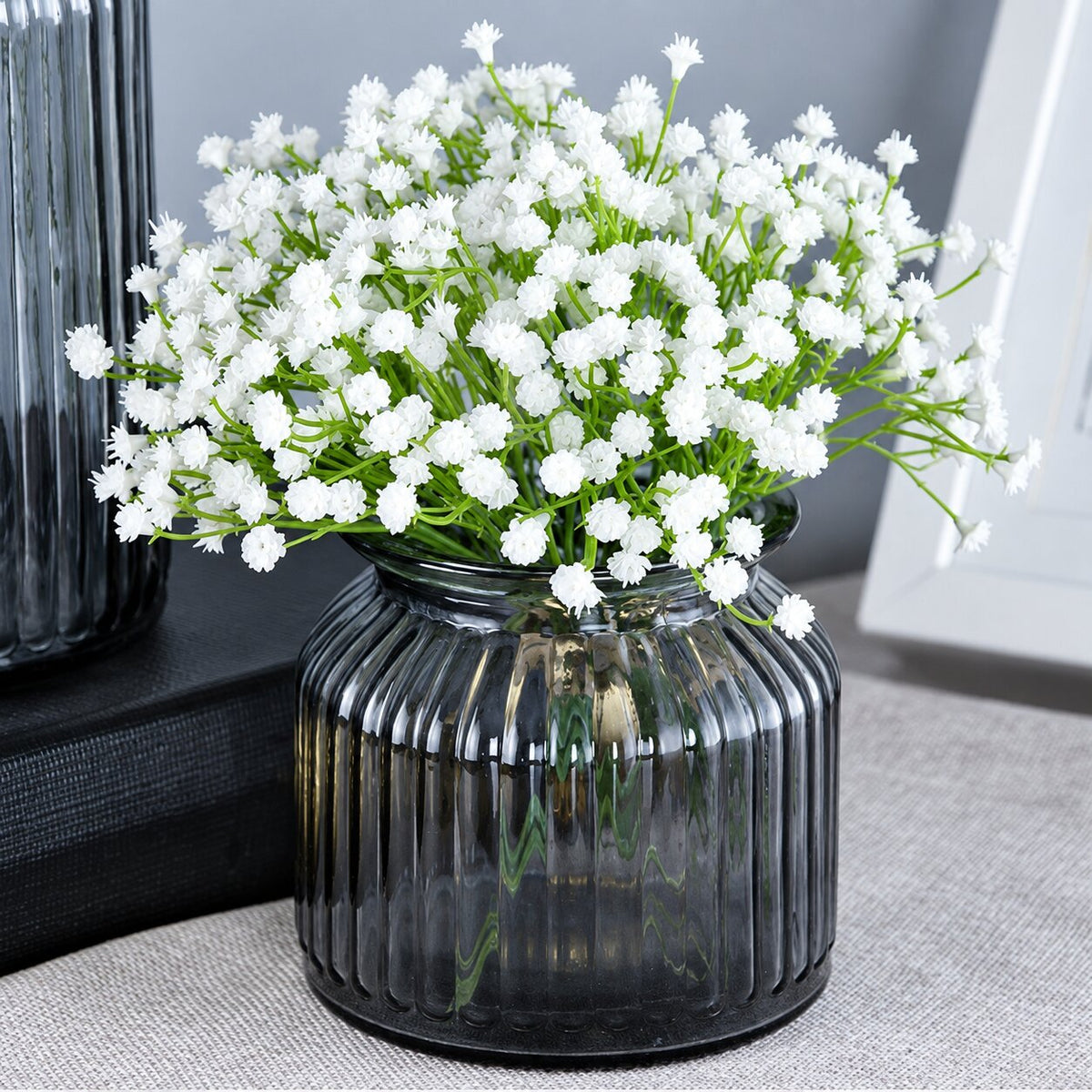 Fleur Artificielle Blanc Gypsophile Délicat