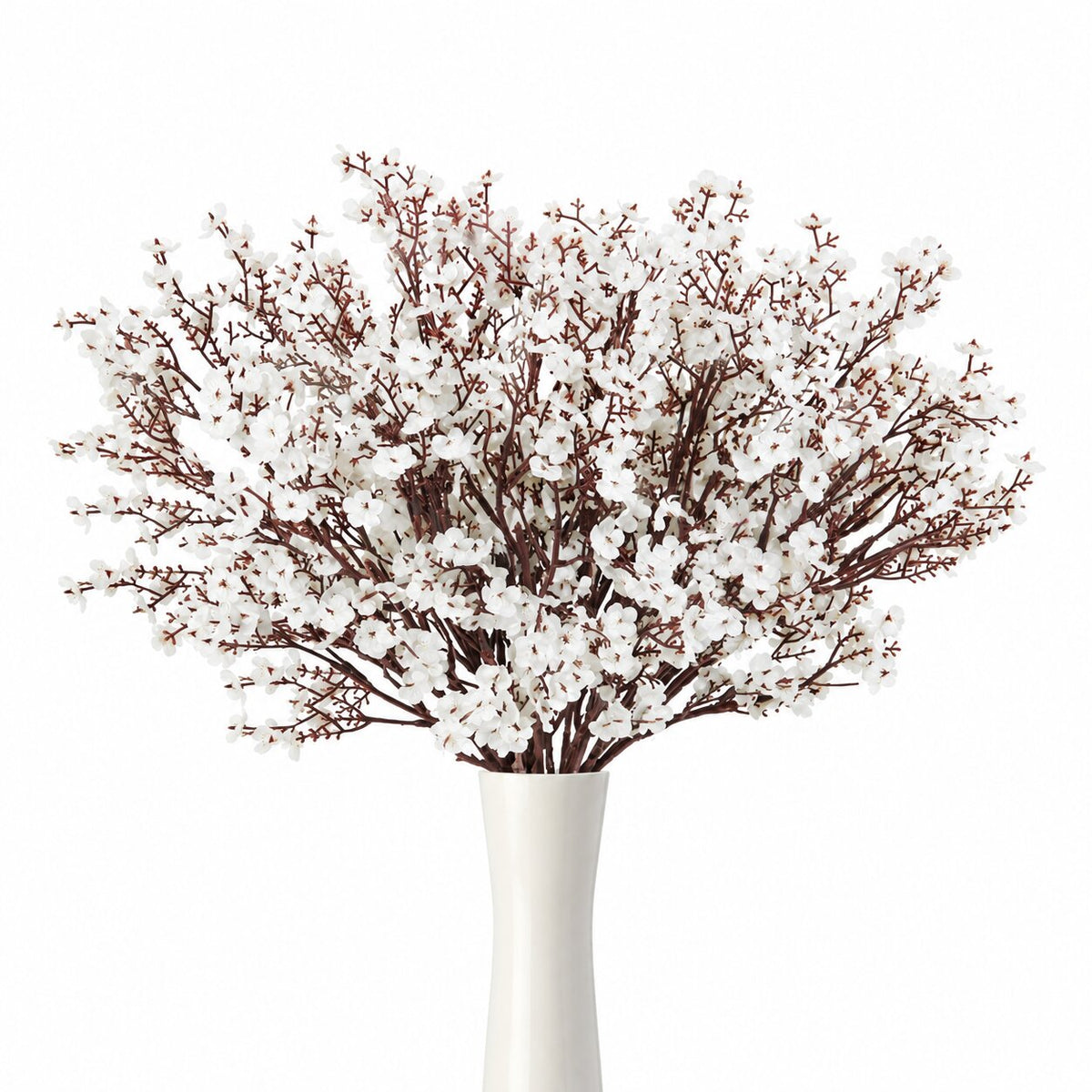 Fleur Artificielle Blanc Gypsophile En Branche Fine
