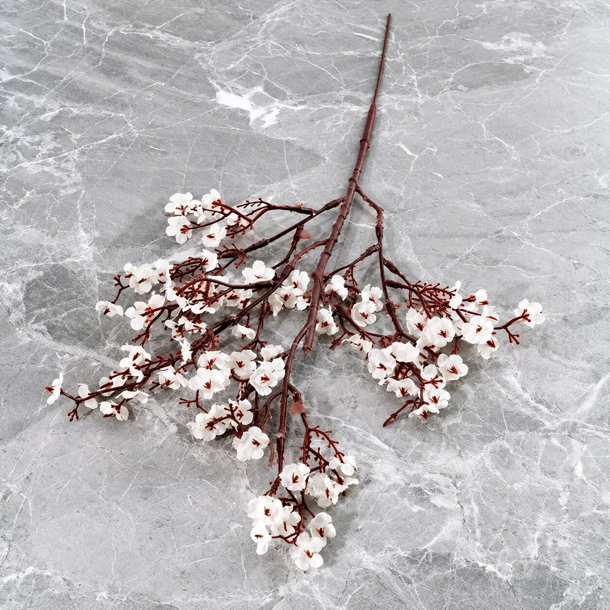 Fleur Artificielle Blanc Gypsophile En Branche Fine