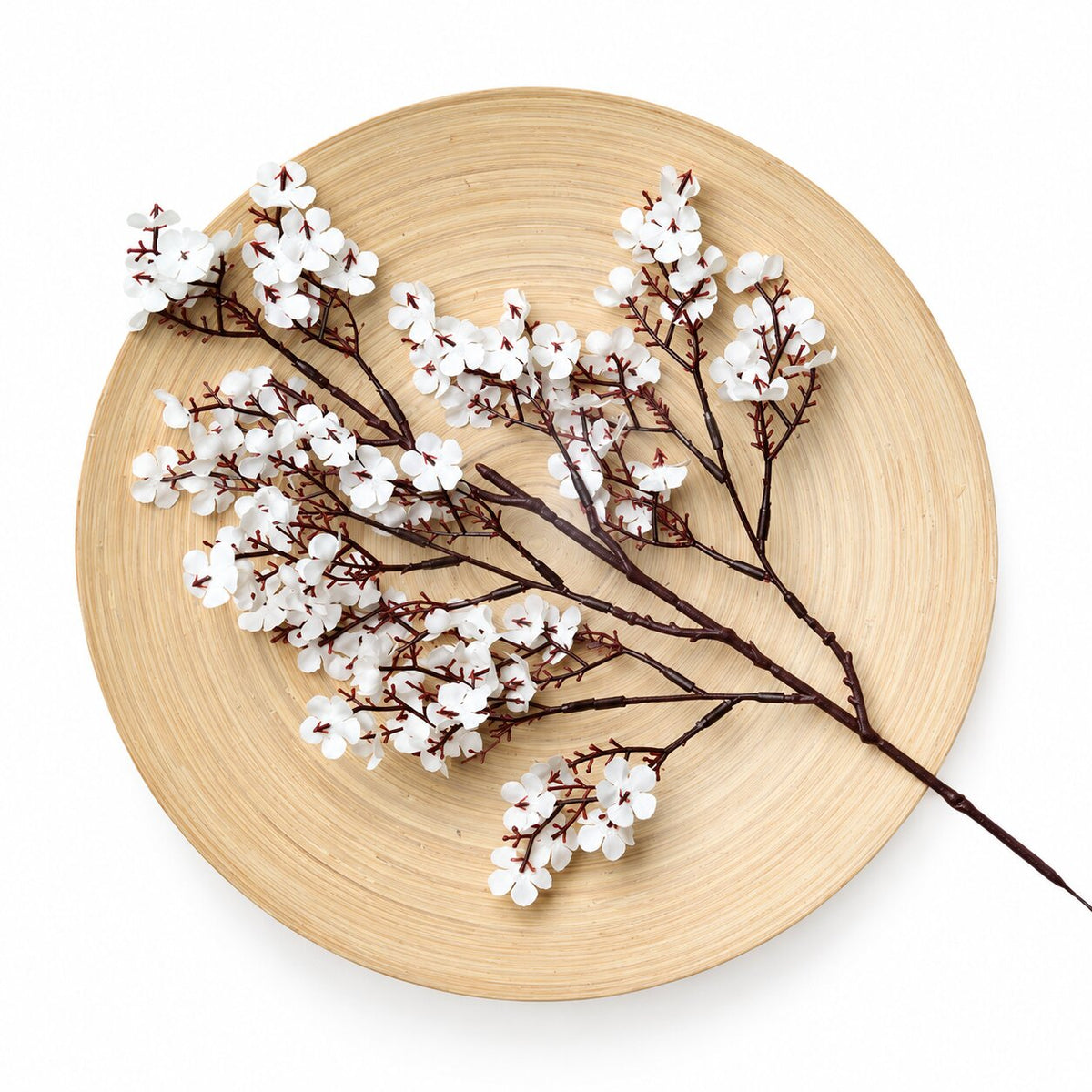 Fleur Artificielle Blanc Gypsophile En Branche Fine