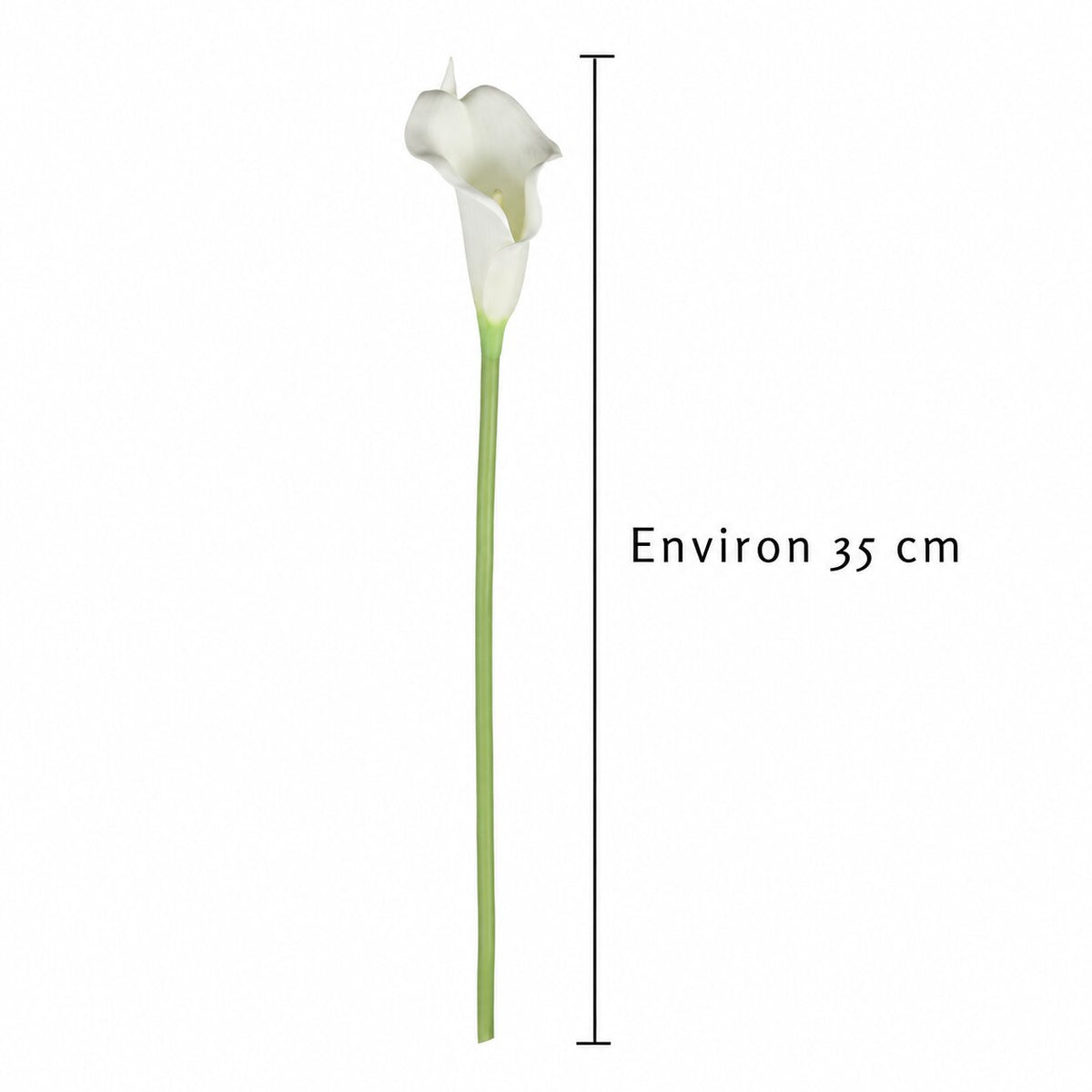 Fleur Artificielle Blanc Lys Calla En Bouquet Chic