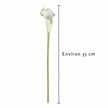 Fleur Artificielle Blanc Lys Calla En Bouquet Chic