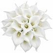 Fleur Artificielle Blanc Lys Calla En Bouquet Chic