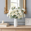Fleur Artificielle Blanc Pivoine En Bouquet Chic