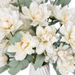 Fleur Artificielle Blanc Pivoine En Bouquet Chic