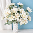 Fleur Artificielle Blanc Pivoine En Bouquet Chic