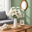 Fleur Artificielle Blanc Pivoine En Bouquet Chic