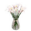 Fleur Artificielle Beige Avec Callas Réalistes Pour Ambiance Épurée, fleur artificielle beige décorative 