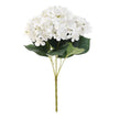 Fleur Artificielle Blanc Bouquet Hortensia Dense, fleur artificielle blanc réaliste