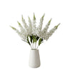 Fleur Artificielle Blanc Tiges Longues Style Naturel, fleur artificielle blanche décorative