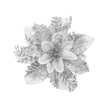 Fleur Artificielle Gris Avec Effet Pailleté Élégant, Fleur Artificielle Gris 