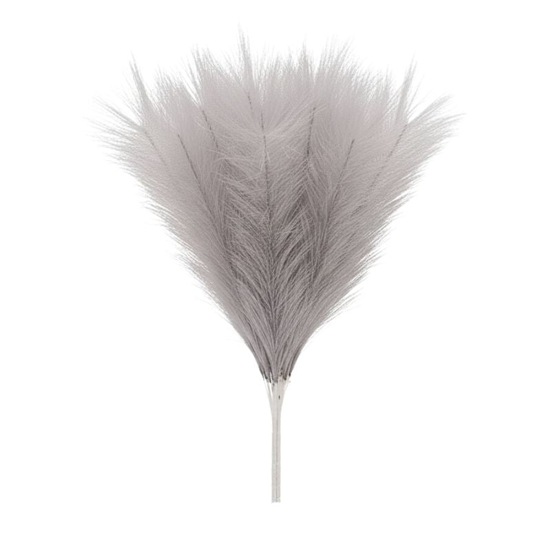 Fleur Artificielle Gris Avec Effet Pampas Élégant, Fleur Artificielle Gris 