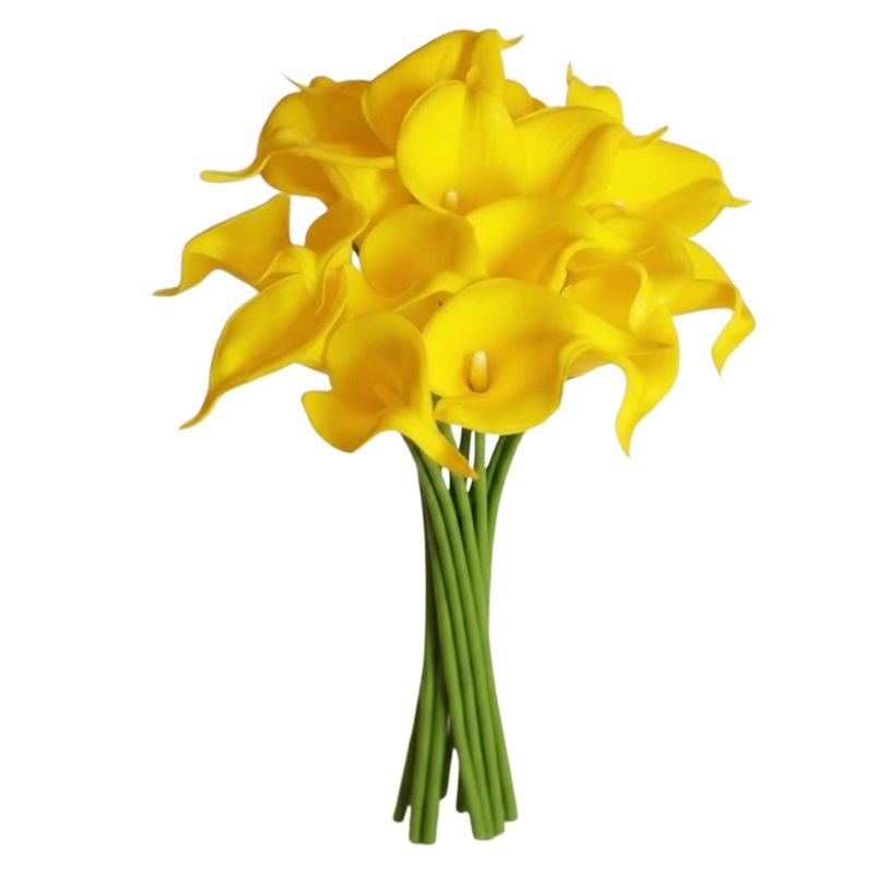 Fleur Artificielle Jaune Avec Style Décoratif Moderne, fleur artificielle jaune décorative
