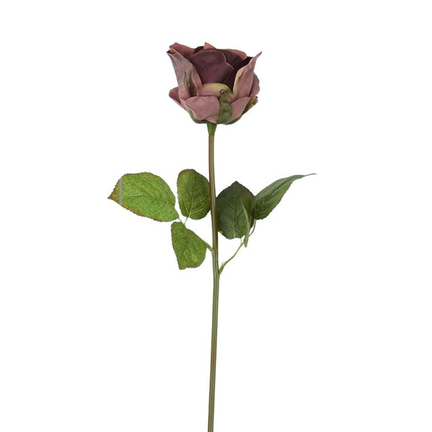 Fleur Artificielle Marron En Roses Multiples, Fleur Artificielle Marron