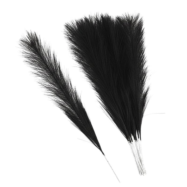 Fleur Artificielle Noir Avec Brins Fins, fleur artificielle noir élégante