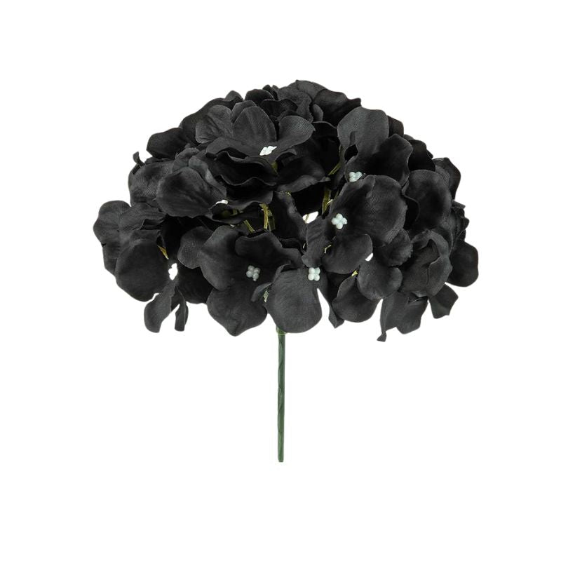 Fleur Artificielle Noir Avec Pétales Larges, Fleur Artificielle Noir 