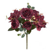 Fleur Artificielle Rouge En Bouquet Raffiné, fleur artificielle rouge élégante