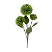Fleur Artificielle Vert En Tige Avec Pétales Denses Naturels, Fleur Artificielle Vert